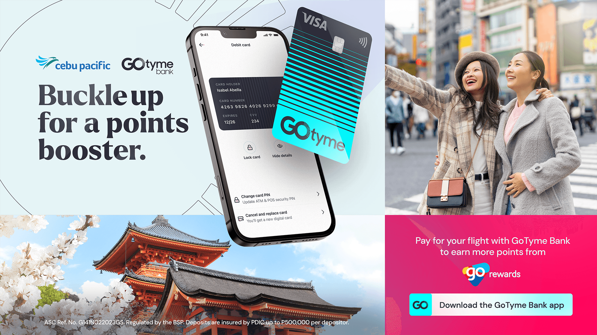 GoTyme Bank partners with Go Rewards and Cebu Pacific for boosted rewards points when you fly