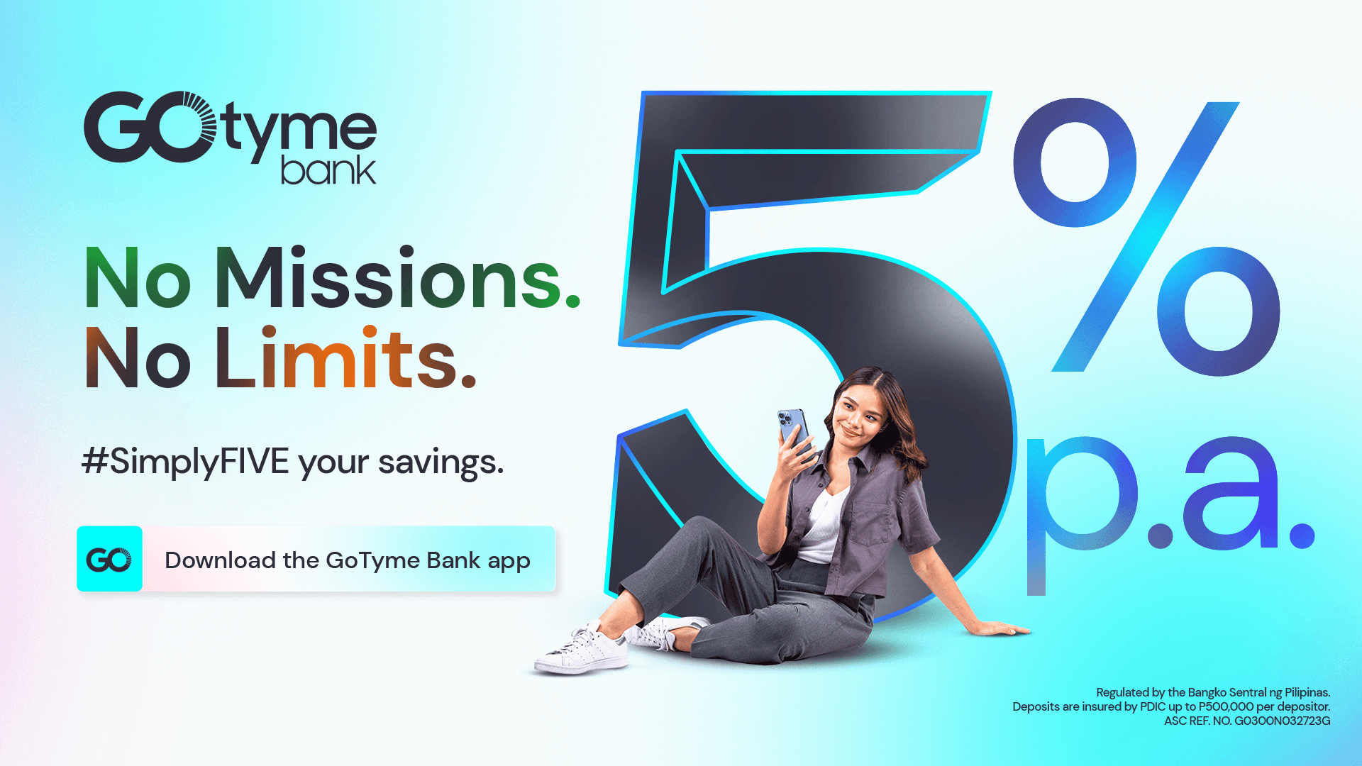 GoTyme Bank’s Go Save Allows Customers Up to 5% p.a. Interest Rate from their Savings Accounts