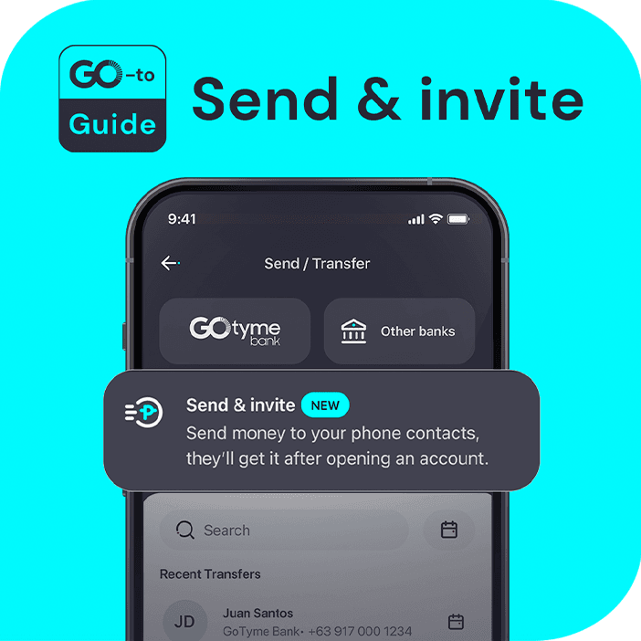 Save on transfer fees with “Send and invite”