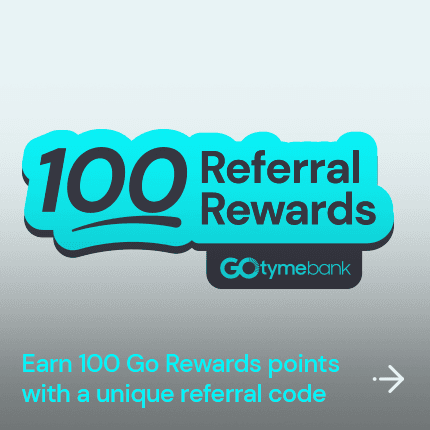 Earn 100 Go Rewards points with a unique referral code